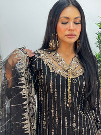 Payal - cutdana - Black