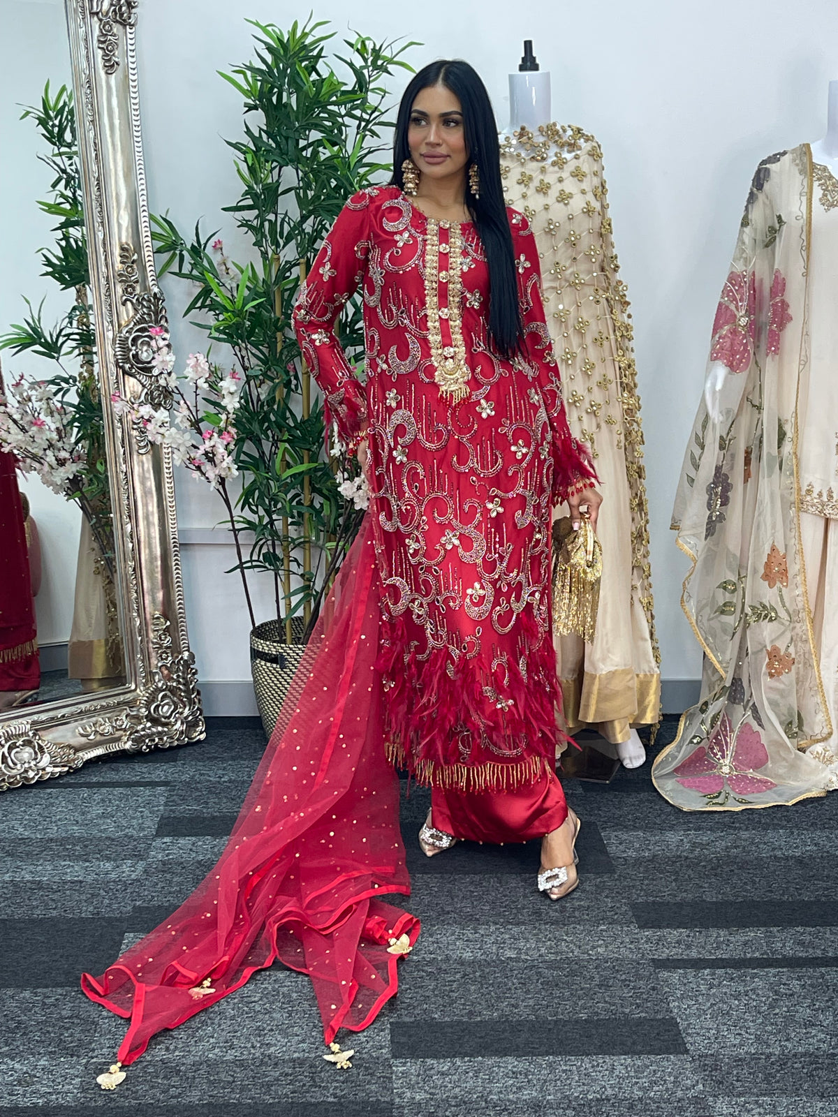 Mala - cutdana - Red - A