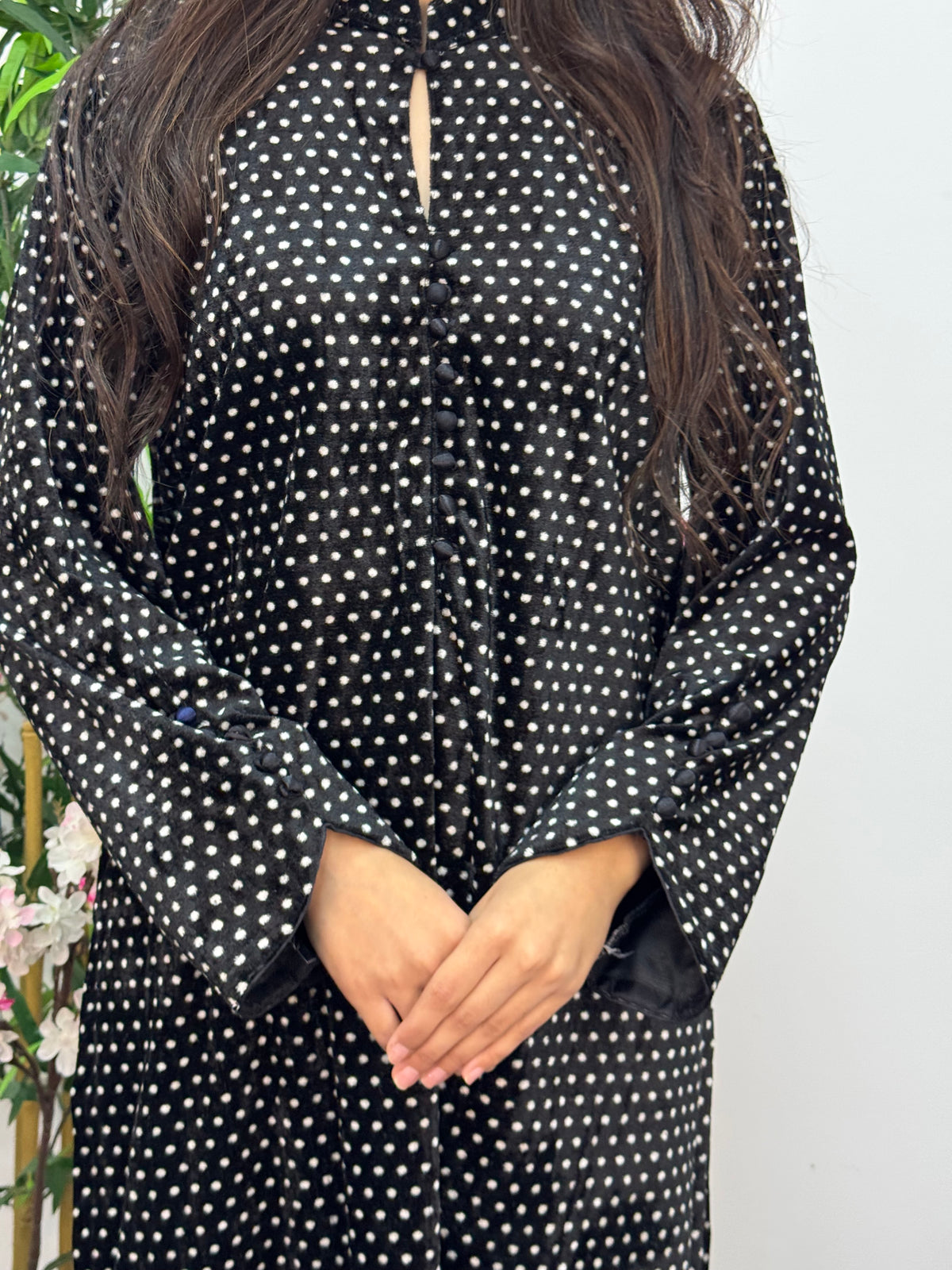 Polka Dots - Shaneel Velvet Daily Wear