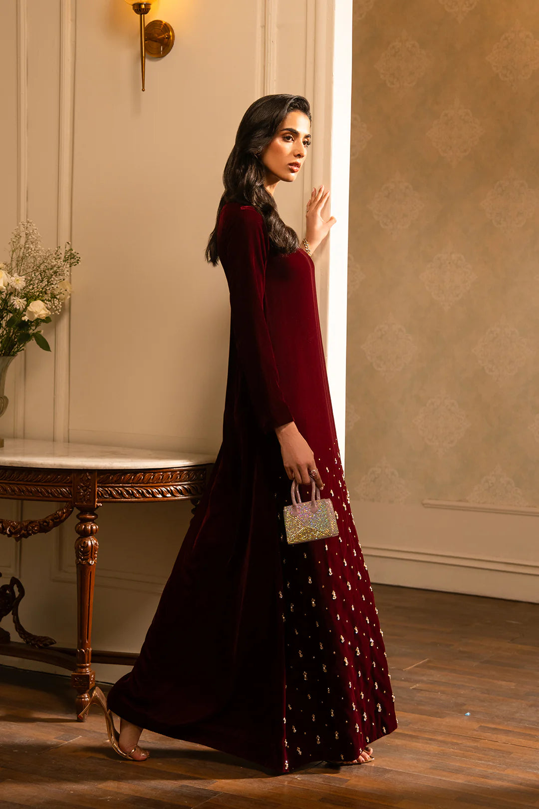Lulusar - Kesheir Dress - Maroon