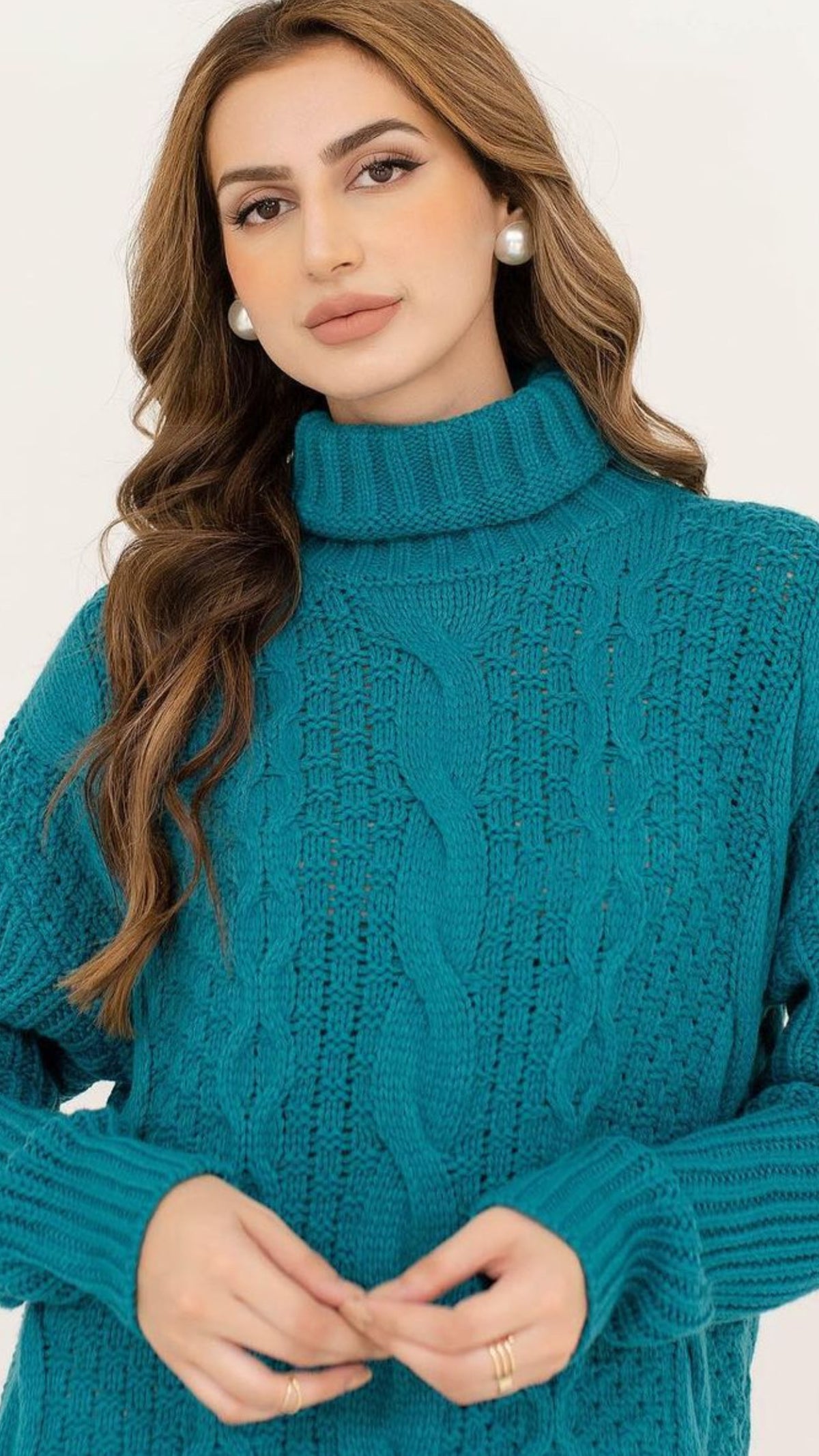 Original Teal Jumper Dress - Winter -