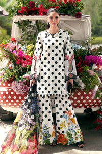 Maria B MPrints Lawn - Polka Dots - Black