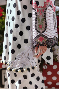 Maria B MPrints Lawn - Polka Dots - Black