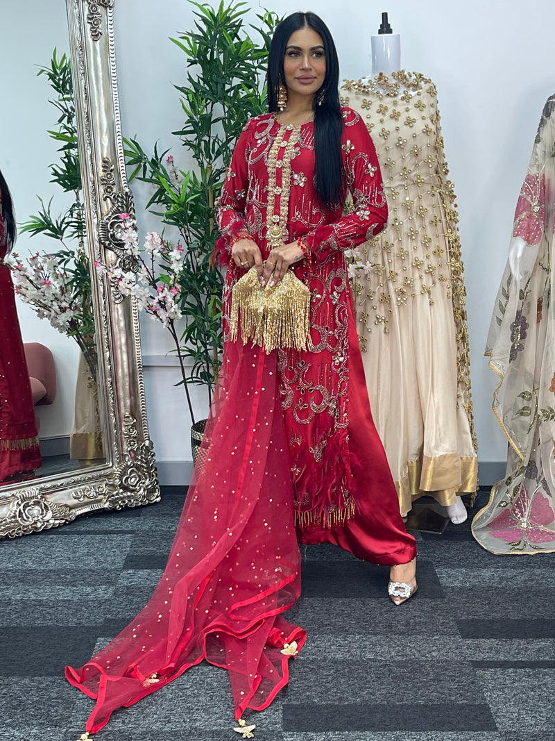 Mala - cutdana - Red - A