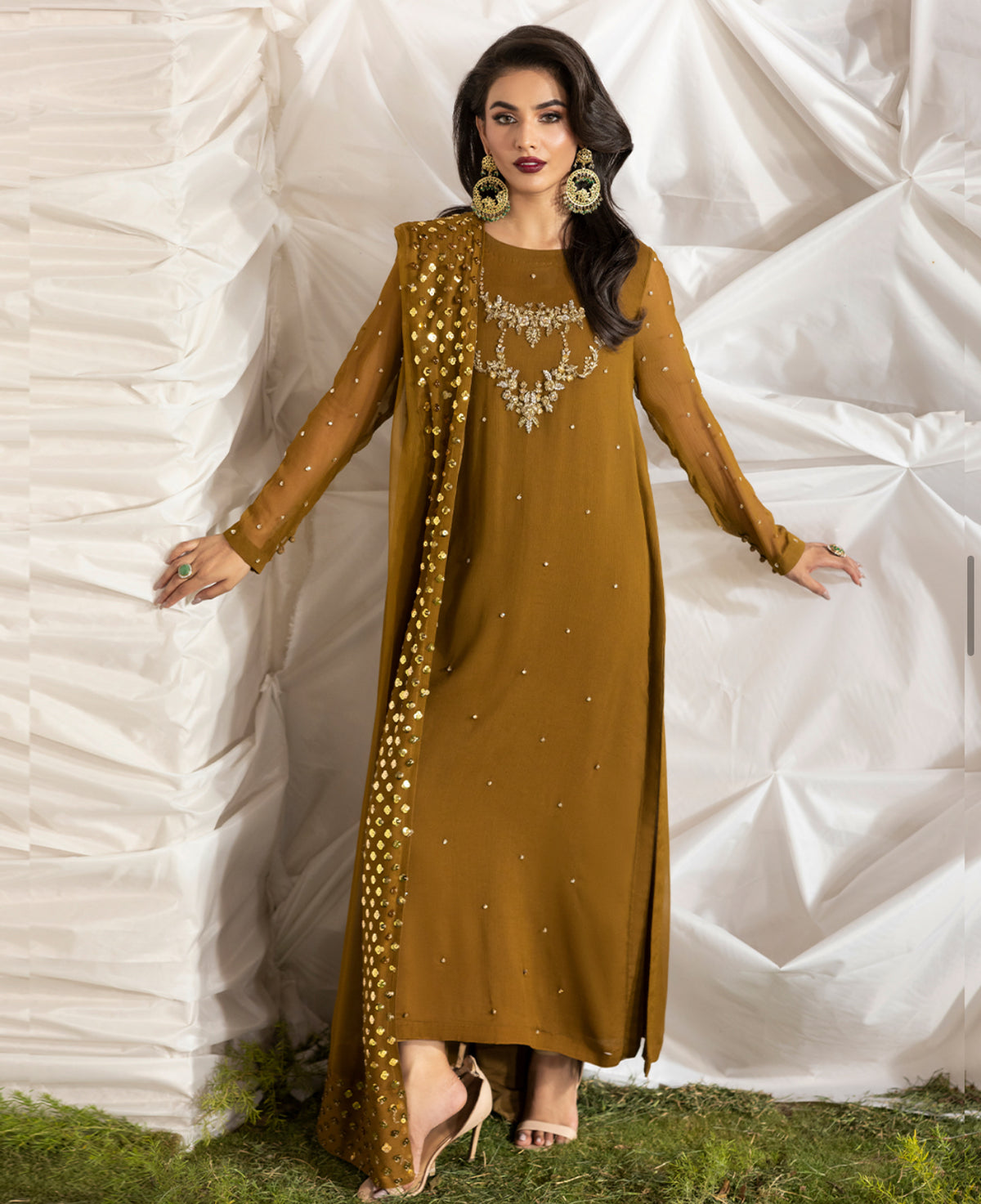 Charizma - MI-AMOR Chiffon Pret - Brown