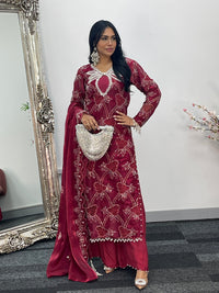 Kangan - cutdana - Maroon - Y