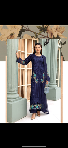 Linen - Embroidered - Winter- ANU