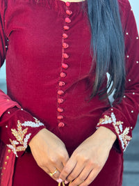 (Preorder 4 weeks) Ayeza - Velvet Maroon