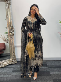 Payal - cutdana - Black