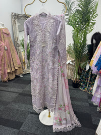 Maria B Luxury Lawn - 2026 - Lilac