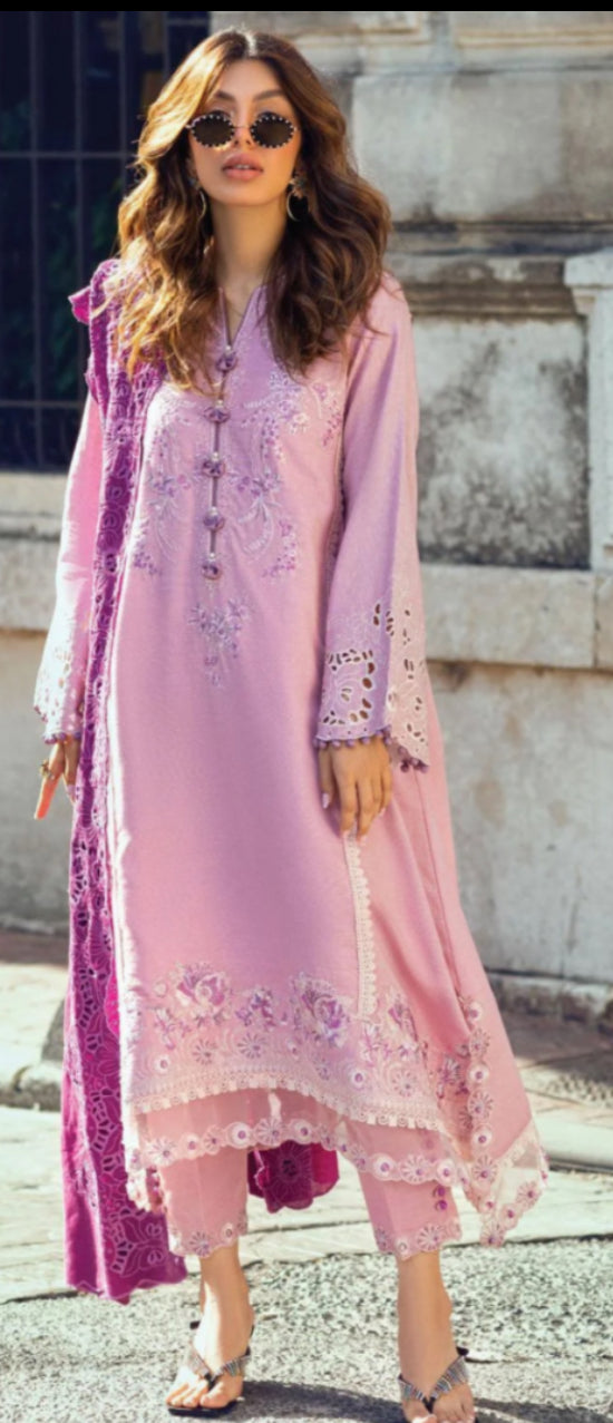 “Pinko” Mushq Khaddar Outfit Winter collection pink purple