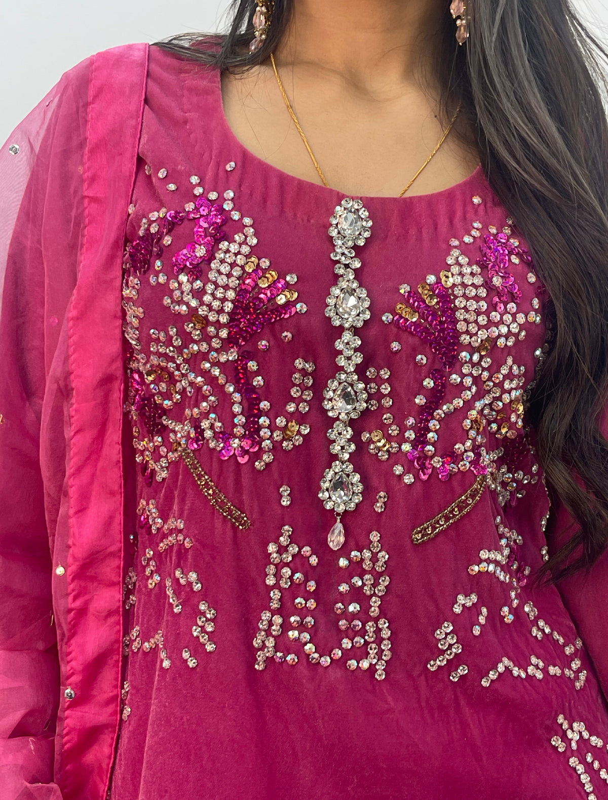 Sharbat - Hot Pink - Velvet