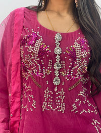 Sharbat - Hot Pink - Velvet