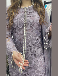 (Preorder 4 weeks) Diya - Lacy Crochet - Lilac