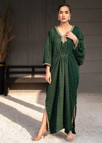 Chiffon Sequin Kaftaan -  embroidered kaftan - party wear