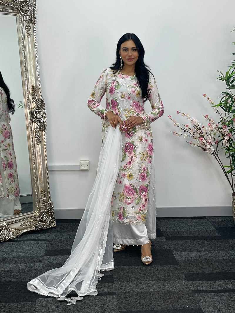Kareena - cutdana - Karina - White - B