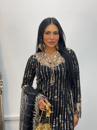 Payal - cutdana - Black