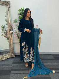 (Preorder 4 weeks) Ayeza - Velvet Teal -