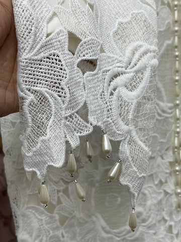 White Cut - Crochet Net - Diya - Dia