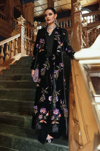 Maria B Luxury Velvet - Black Multi -