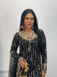 Payal - cutdana - Black