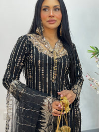 Payal - cutdana - Black