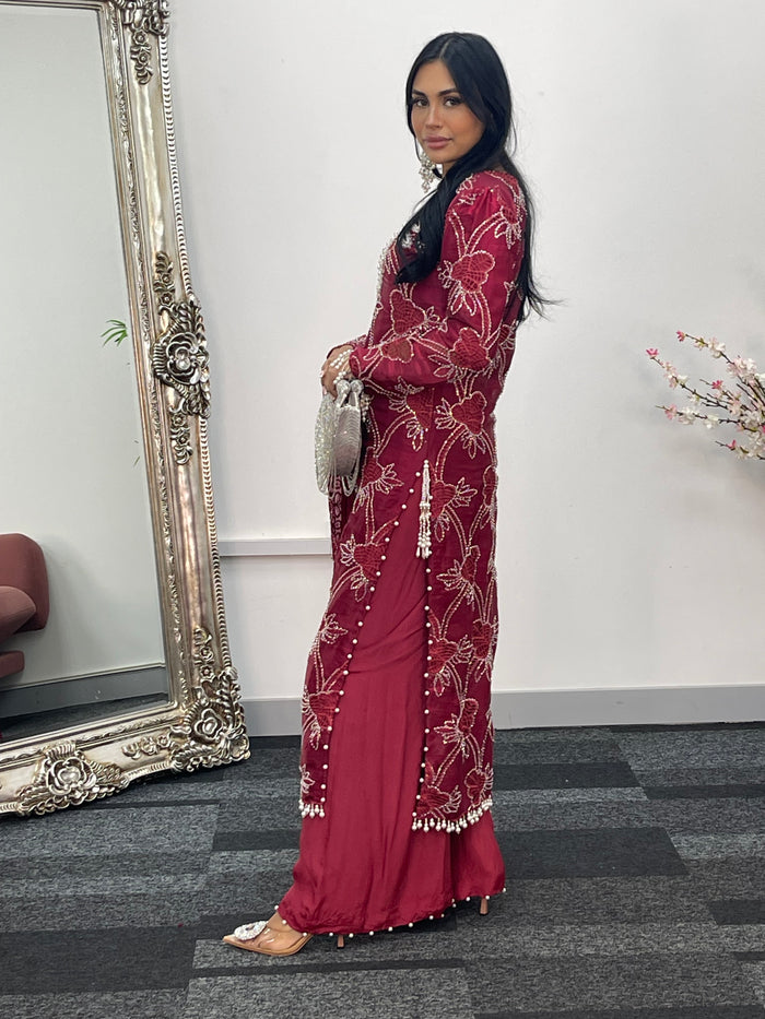 Kangan - cutdana - Maroon - Y