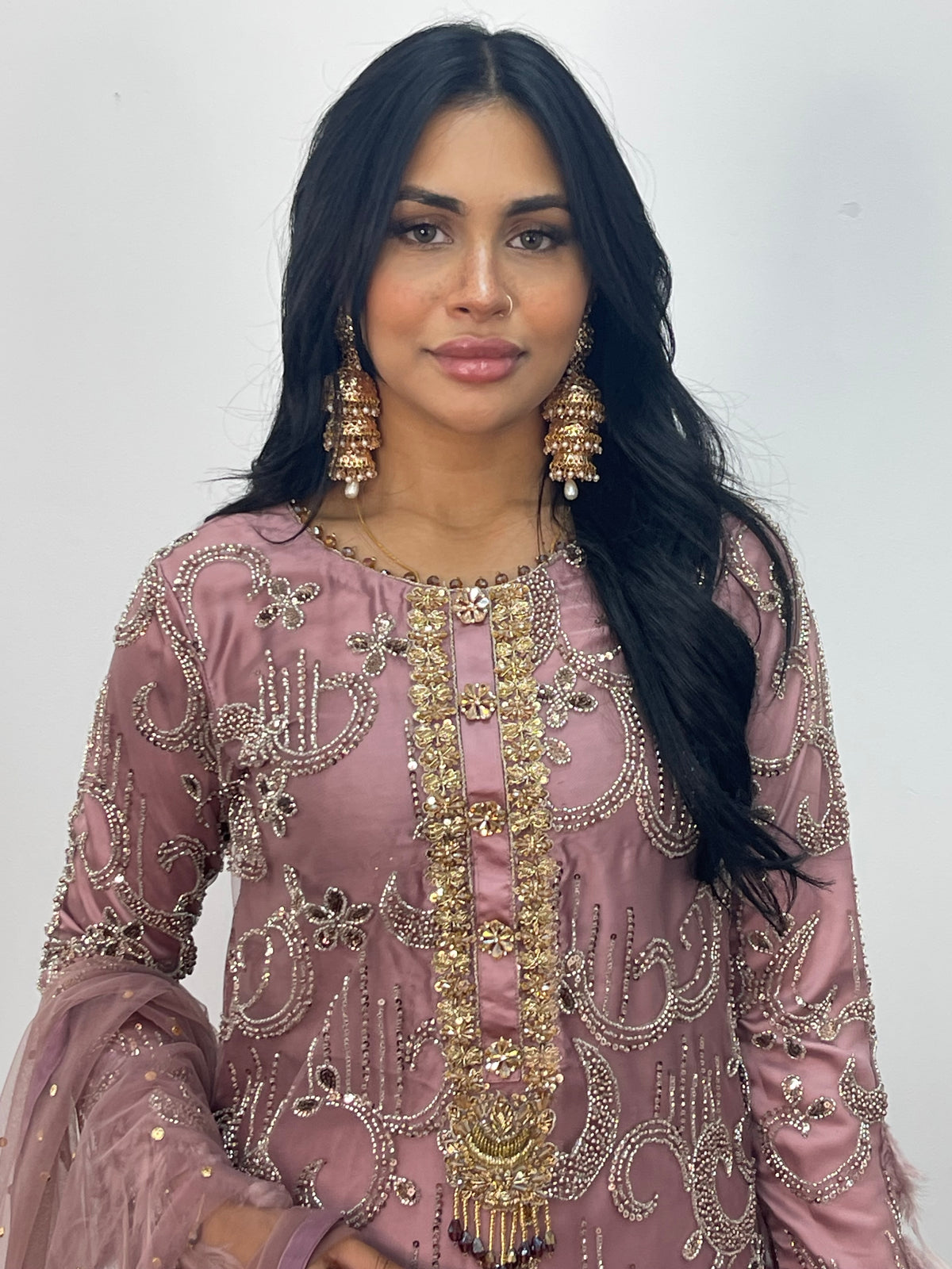 Mala - cutdana - lilac pink - A