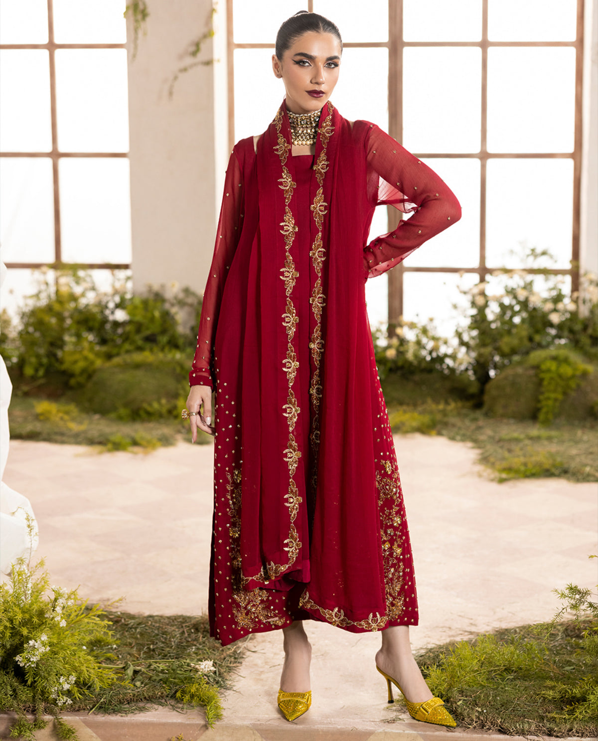 Charizma - MI-AMOR Chiffon Pret - Red