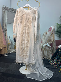 Maria B Luxury Lawn - 2026 - White