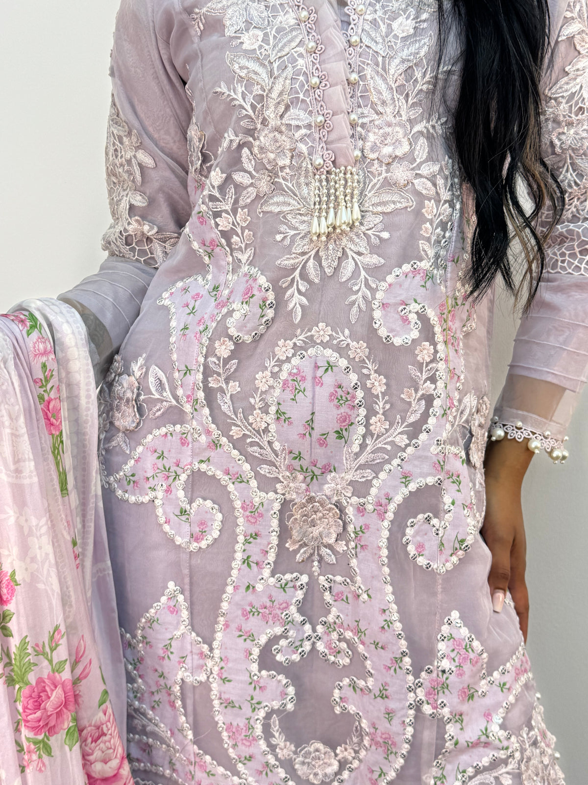Maria B Luxury Lawn - 2026 - Lilac