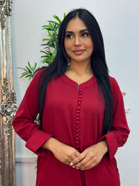 Basic Karandi - Winter Co-Ord - Red