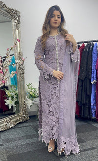 (Preorder 4 weeks) Diya - Lacy Crochet - Lilac