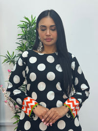 Limelight Original printed Polka- Khaddar - AE