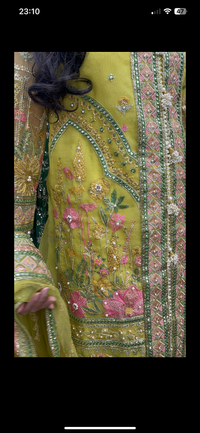 Nimbu - MNR  yellow Sharara outfit