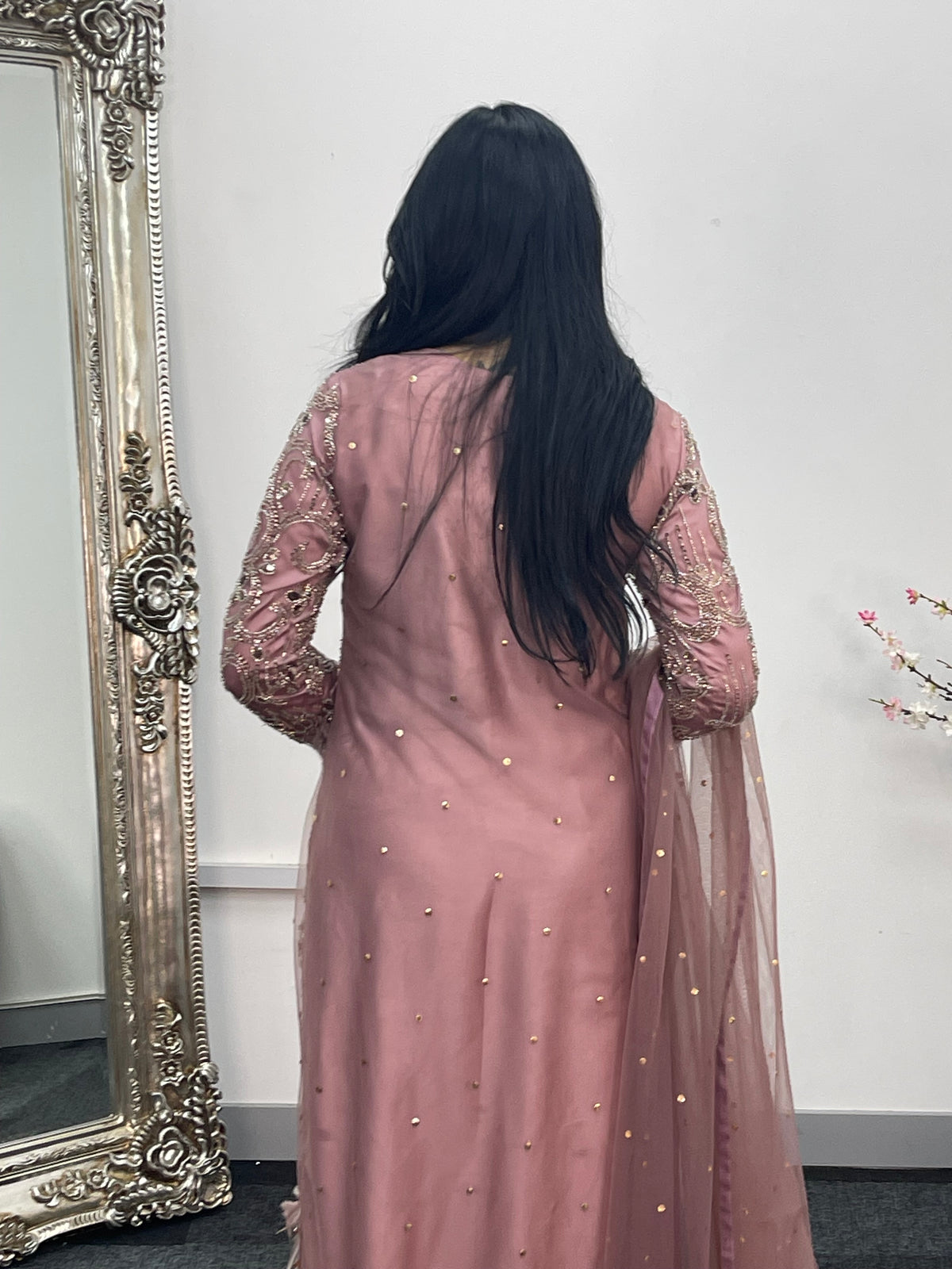 Mala - cutdana - lilac pink - A