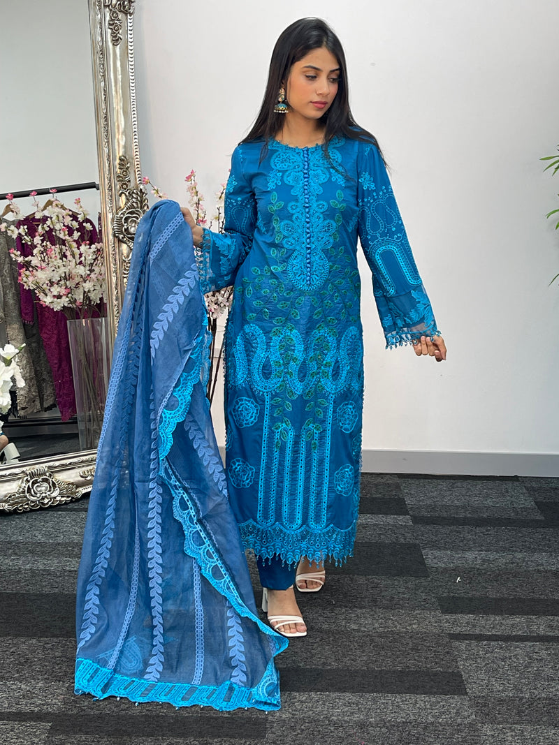 Maria B Inspired - Luxury Lawn 25 -