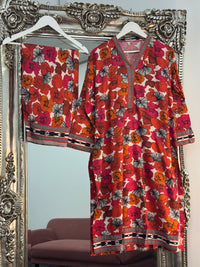 Daily Wear - 2pc Printed Linen - Floral
