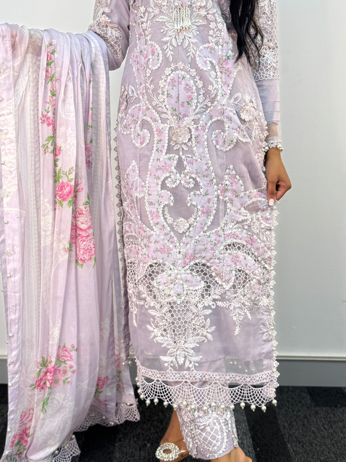 Maria B Luxury Lawn - 2026 - Lilac