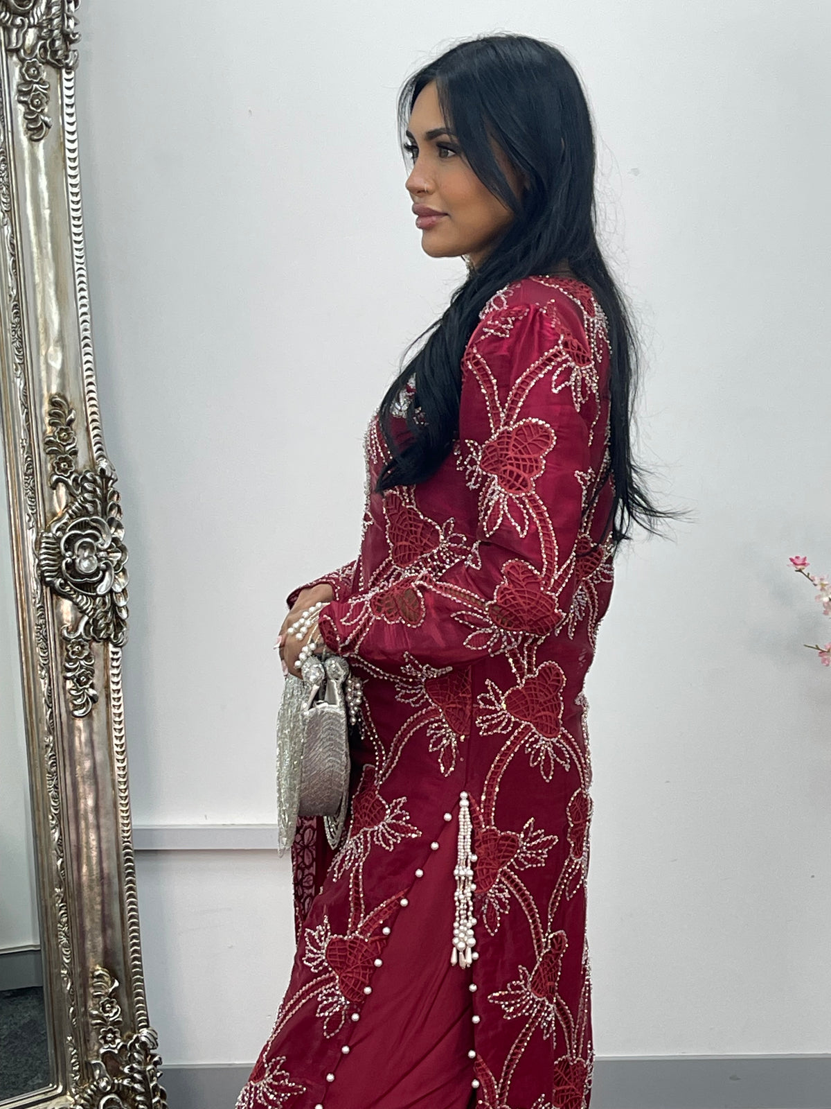 Kangan - cutdana - Maroon - Y