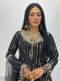 Payal - cutdana - Black