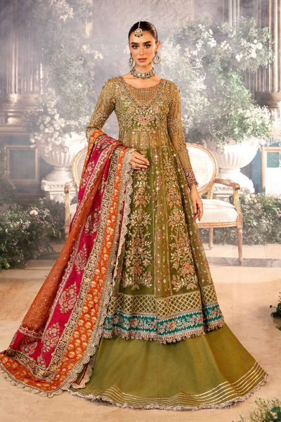 Mehndi - Lehnga  - Maria B Inspired -