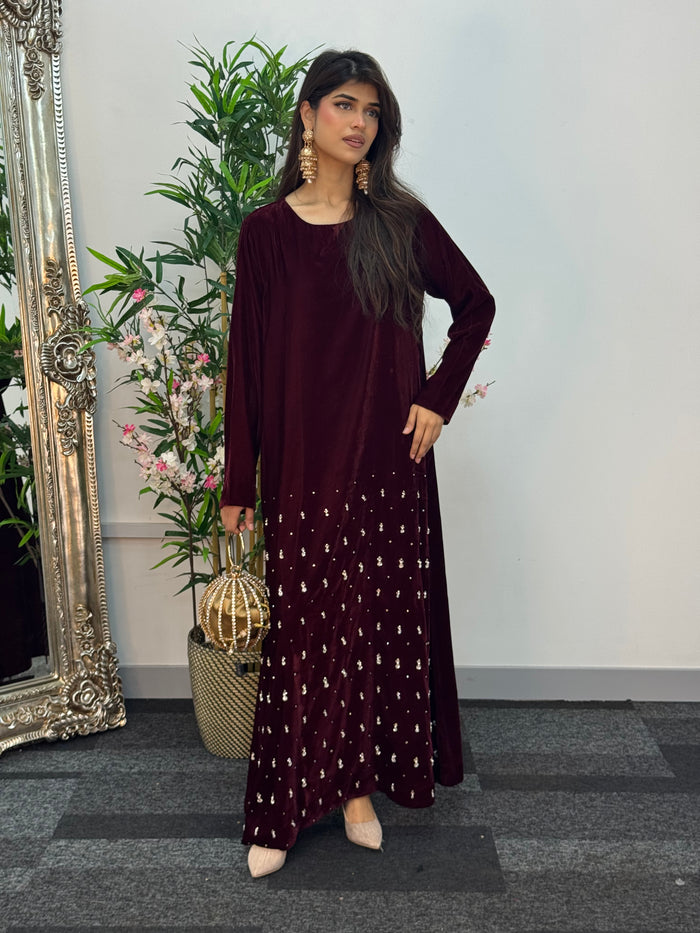 Lulusar - Kesheir Dress - Maroon