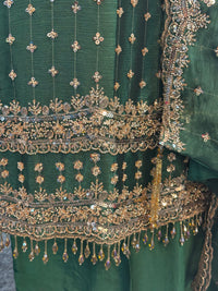 Parwana - Green - Cutdana