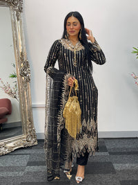 Payal - cutdana - Black