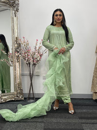 Fish Net - Mint Green -