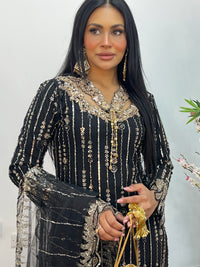 Payal - cutdana - Black
