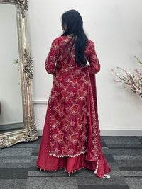 Kangan - cutdana - Maroon - Y