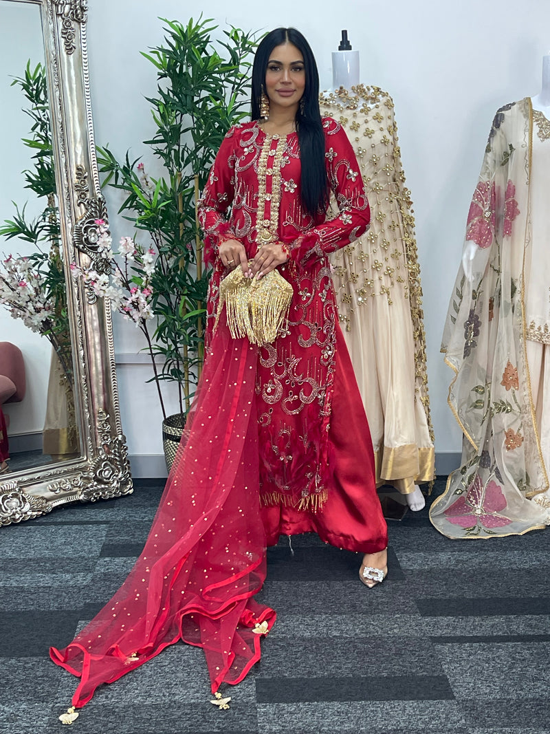 Mala - cutdana - Red - A