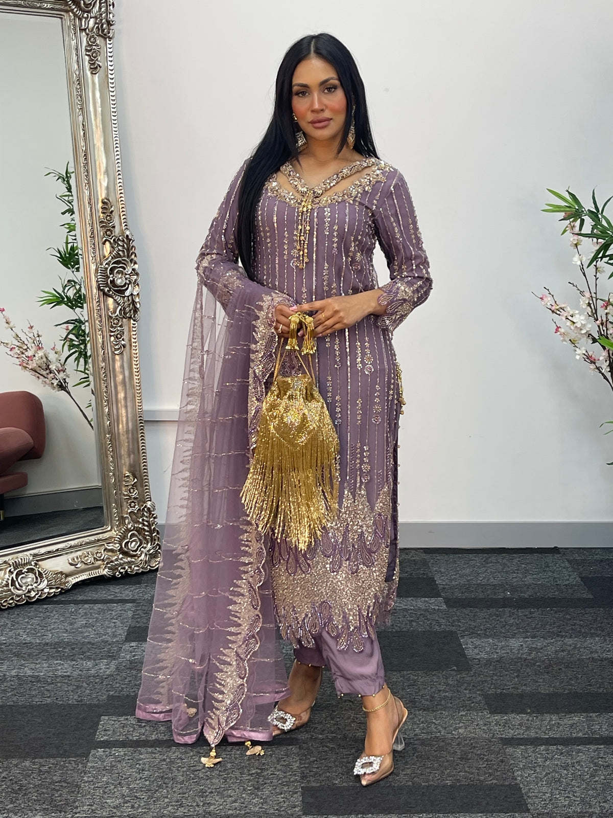 Payal - cutdana - Purple Lilac